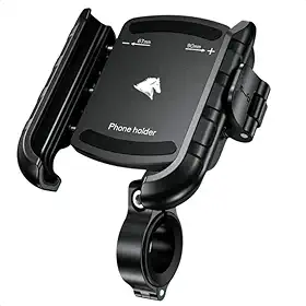 Suporte Para Celular Moto E Bicicleta Bike Em Alumínio Guidão Universal Antifurto Rotação 360°