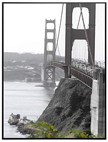 Frametory, 18x24 Metal Art Wall Frame, Aluminum Photo Frame Real Glass Front (Black) - //coolthings.us