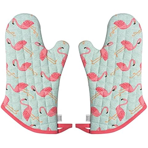 Now Designs Mitt, Flamingos, 2 Count Cover