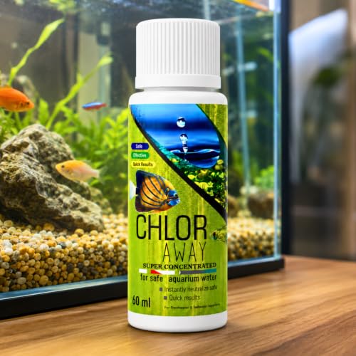Image of VAYINATO Aquatic Remedies Chlor Away Aquarium Fish Tank Water Chlorine Remover Water Conditioner (60 ML)