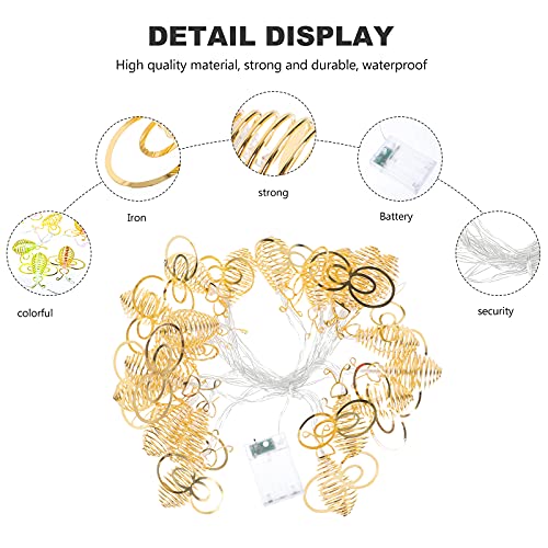 1 pc chique LED luz cordas mola forma de abelha luz para decoração de festa de jardim