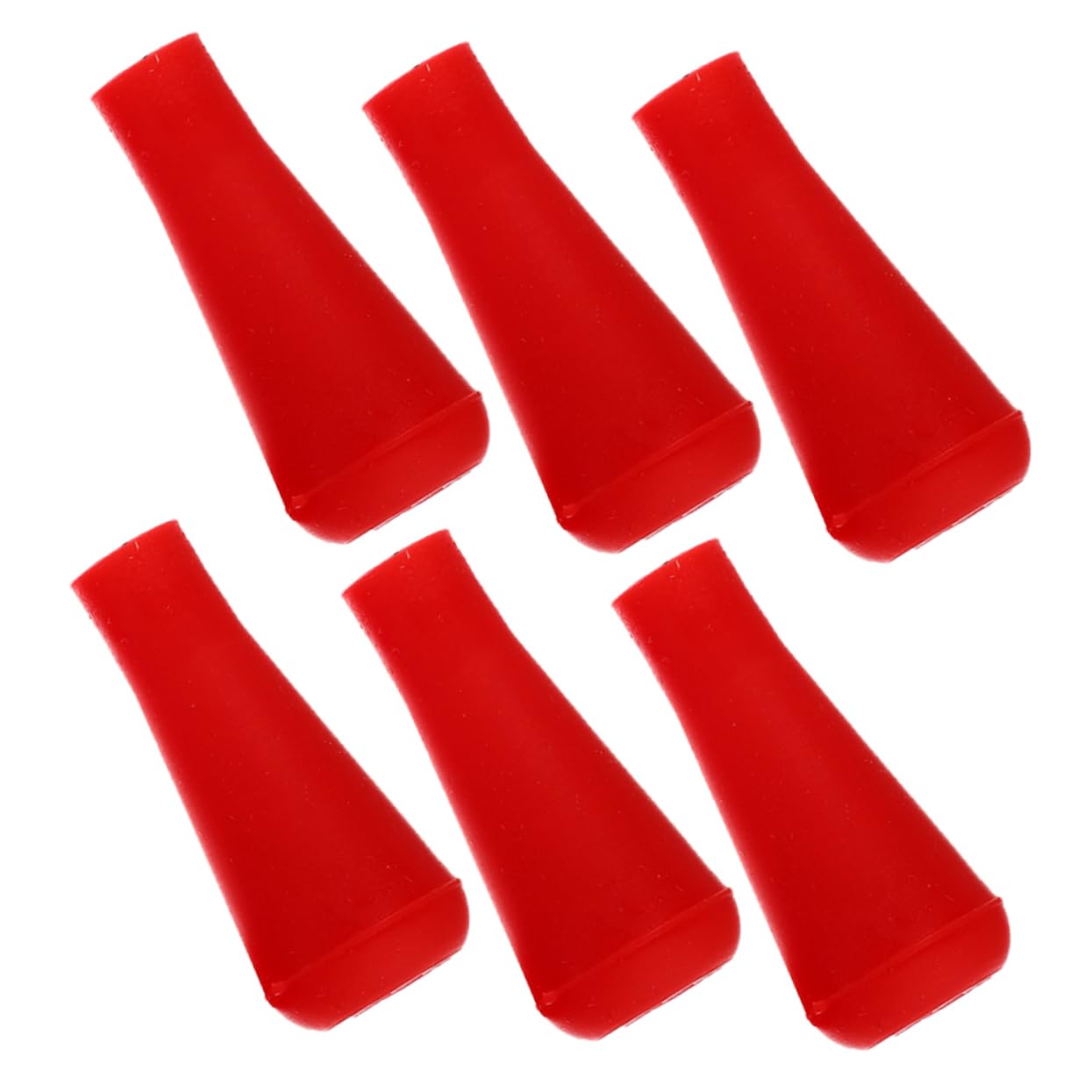 DINHEAROM Archery Equipment 6pcs Rubber Arrowheads 8mm Soft Tips Safe for Outdoor Shooting Ideal for Hunting Practice