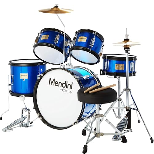 Mendini by Cecilio Kids Drum Set, 5...