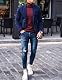COOFANDY Blazer Herren Slim Fit Sakko Anzug Anzugjacke Männer Modern Sportlich Freizeit Jackett Anzug-Jackett Hochzeit Business Sportjacke Königsblau 3XL