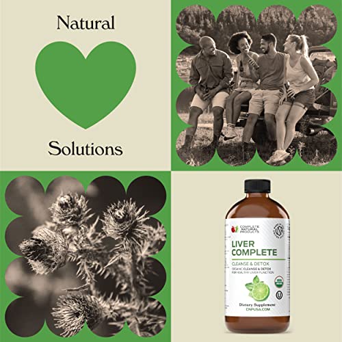 Liver Complete 16oz - Organic Liquid Liver Cleanse & Detox Supplement for High Enzymes, Fatty Liver, & Liver Support - Image 5