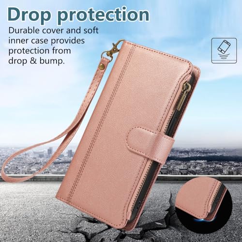 Étui pour Galaxy S21 Plus antichoc marron protégeant écran et cartes - 3