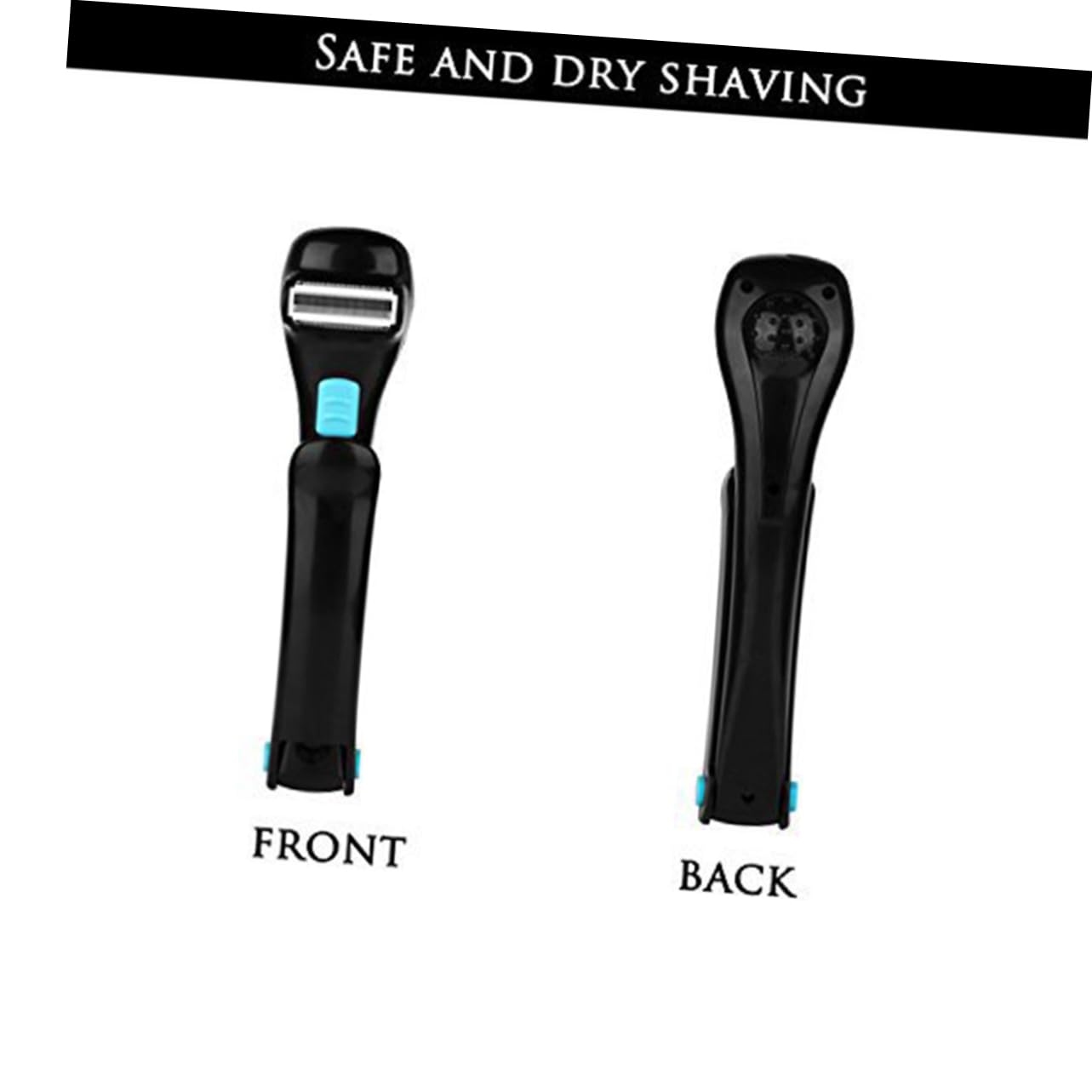 Gogogmee Back Hair Remover Electric Shaver Grooming Body Shaver for Men Mens Grooming Black