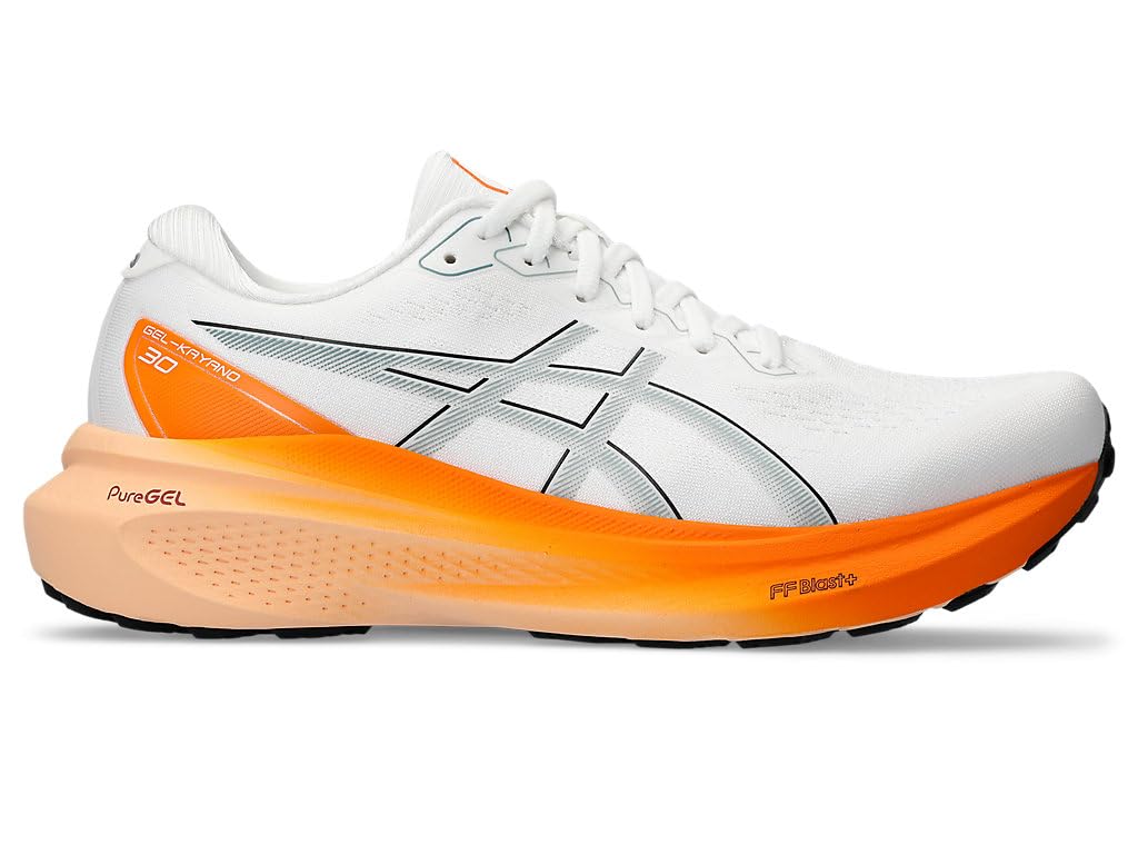 ASICS Mens Gel-Kayano 30 - White/Ocean Haze Running Shoes, UK - 7