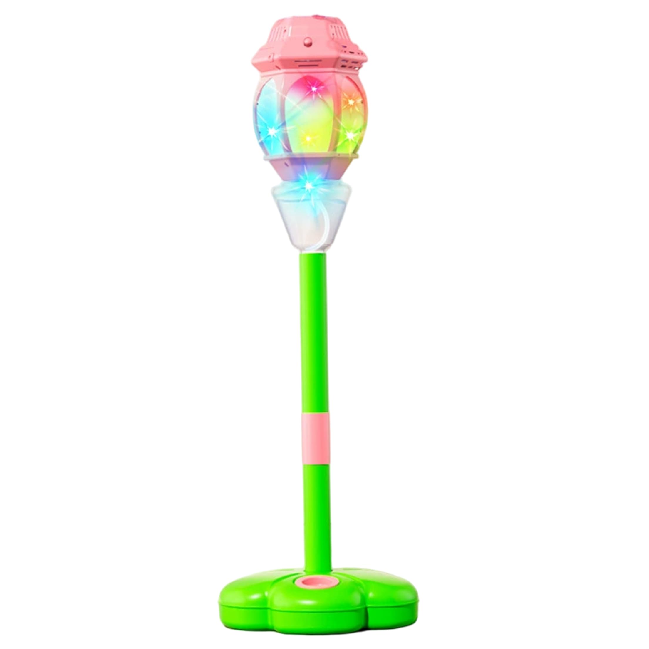 Máquina automática de Burbujas, máquina de Burbujas para niños, soplador de un Toque con Luces Led y música, Recargable por Control Remoto