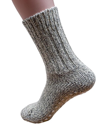 Hirsch Natur Norweger Stopper Socken, 100% Wolle (kbT) (40/41) Cover