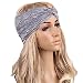 Tonsee Women Lace Retro Turban Twist Head Wrap Headband Headscarf (Grey)