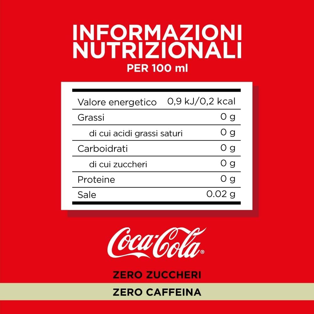 Italian Gourmet bundle Cola Getränk zuckerfrei koffeinfrei 48x150ml Vorratspack Mini Dosen 7,2L Softdrink ohne Zucker ohne Koffein kalorienarm Erfrischungsgetränk + Italian Gourmet polpa 400g
