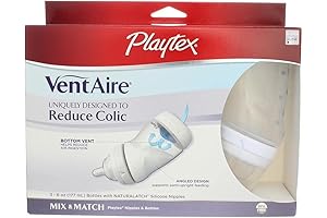 Playtex Ventaire Advanced Natural Feeding System Bottles, Slow Flow