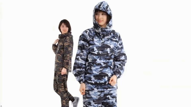 Amazon.co.jp: [エコライドワールド] ヤッケ 上下 迷彩 ウインド