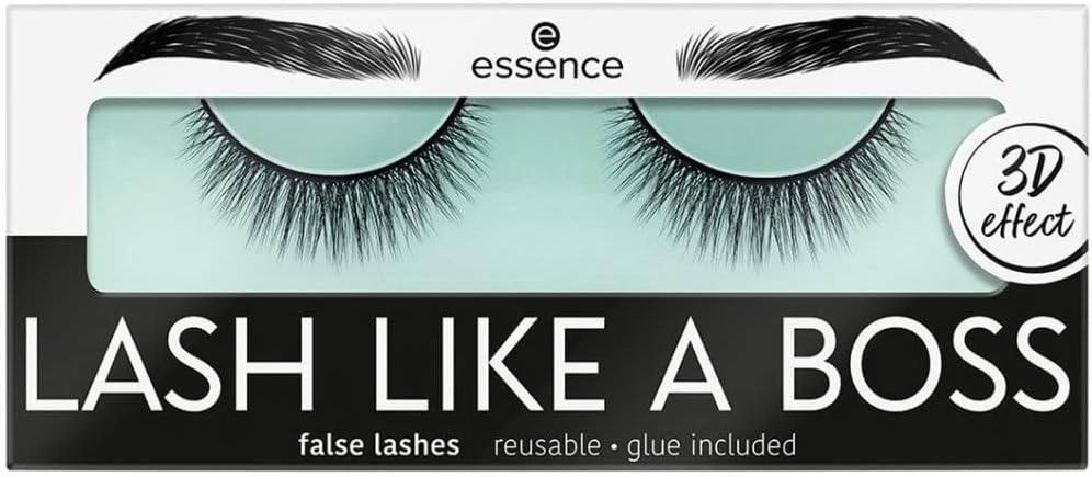| Lash Like A Boss False Lashes | Reusable 3D Lashes with Long Lasting Lash Glue | Vegan & Cruelty Free, Paraben Free (04 | Stunning)