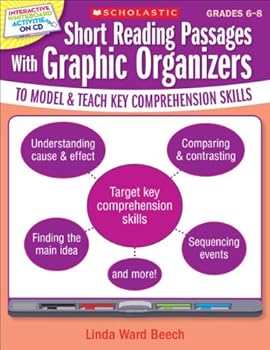 Paperback Interactive Whiteboard Activities: Short Reading Passages With Graphic Organizers to Model and Teach Key Comprehension Skills Book