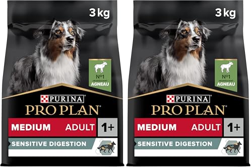 PURINA PRO PLAN | Sensitive Digestion | Croquettes complètes pour Chien Adulte de Moyenne Taille |...