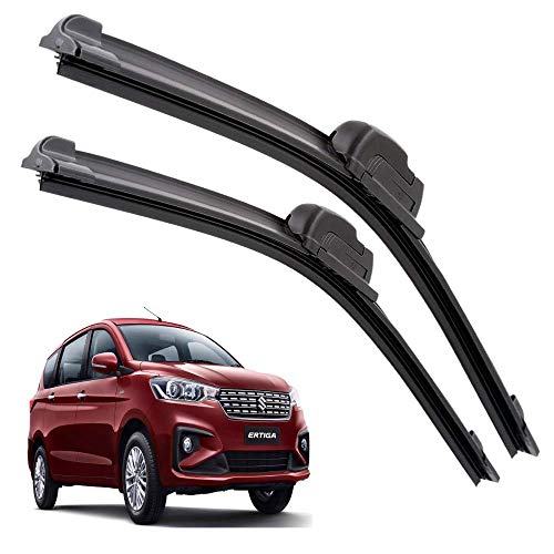 Image of Euro Care Windshield Car Wiper Blades Compatibility With Maruti Suzuki Ertiga New (Model : 2018-Till Date) - Set of 2Pc (D-22,P-16)