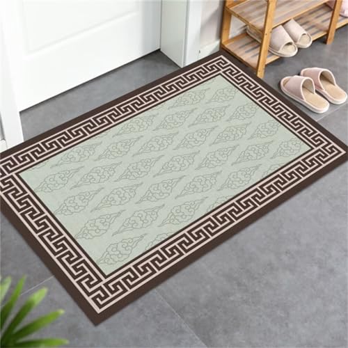 Tapis chambre enfant garçon brun 140x200cm lavable