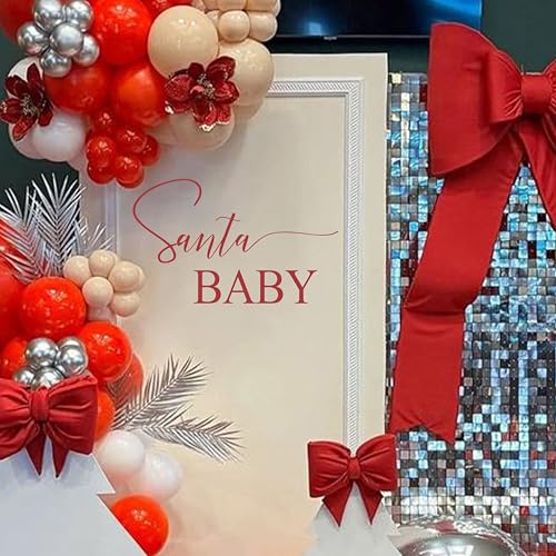 Vinilo Santa Baby para Decoración de Fiesta Navideña miniatura 4