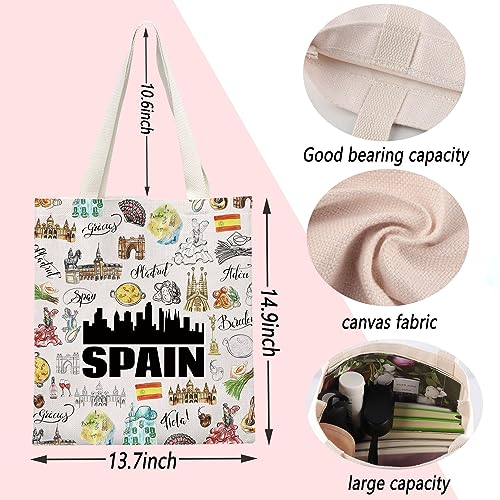 Ensianthe Spain Travel Tote European Vacation Spain Lover Carrier2