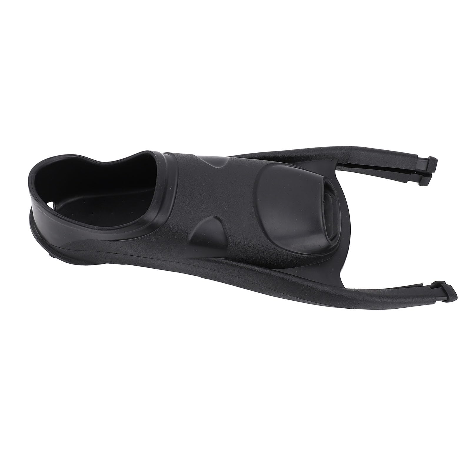 Aleta de buceo con bolsillo para pies, TPR Longblade, aleta de buceo de ala larga, bolsillo para pies para equipo de natación, color negro