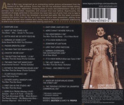 Miniatura 2 de A Star Is Born Expanded 1954 Film Soundtrack