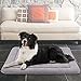 JoicyCo Dog Bed, 36 in Non-Slip Mattress, Soft Fleece Plush Material, Washable, for Medium/Large Dogs, Cat Bed Kennel Pad, Clay Gray