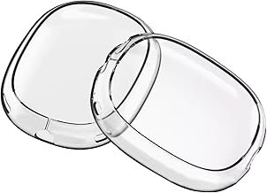 AirPods Max Case, Funda Airpods Max, Transparent Soft TPU Case, Anti-Scratch and Shockproof Protective Cover, Compatible with Apple AirPods Max, Full Access to Buttons