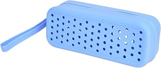 Goggle Case, Silicone Soft Portable Quick Drying Pouch, Travel Organizers | Silicone Swim Goggle Case, Portable Quick Drying Zipper Pouch, Protective Eyeglass Organizer, Travel Gym Beach Accessory