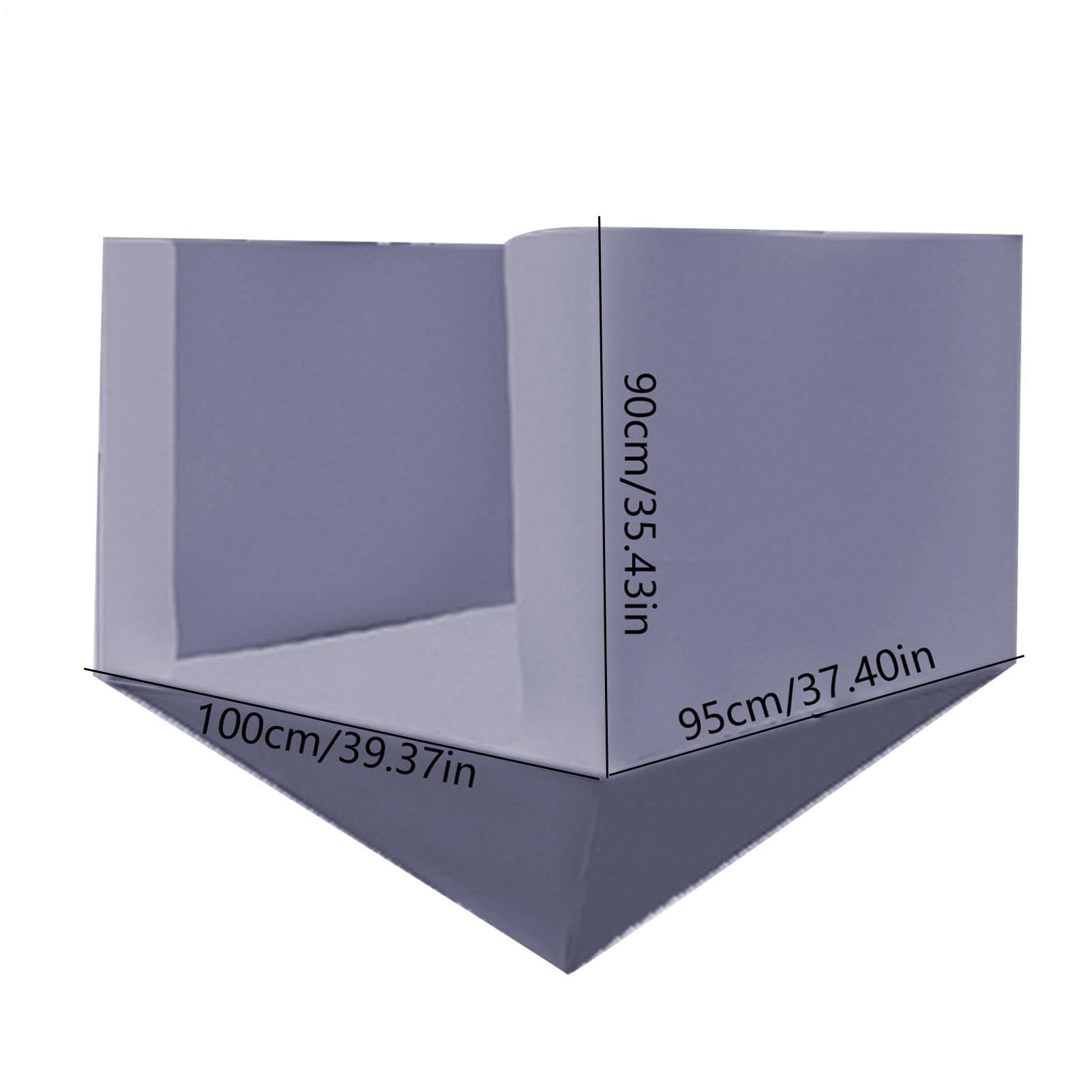 Funda de limpieza de aire acondicionado, bolsa de herramientas de mantenimiento impermeable para servicio de aire acondicionado, protección de aire acondicionado interior, ayuda de lavado esencial