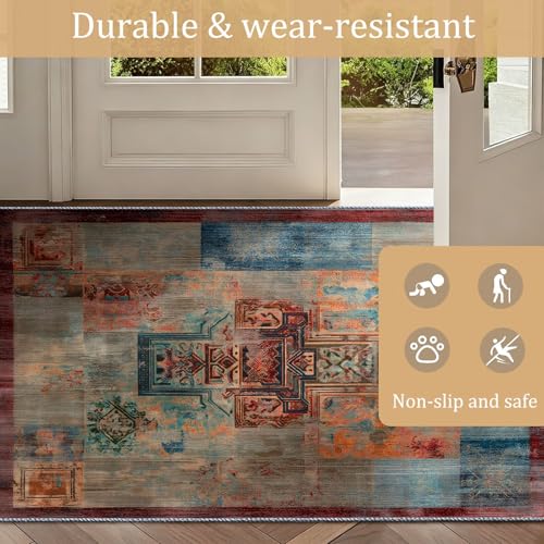 Tapis anti-dérapant et lavable 160x230 résistant aux taches - 5