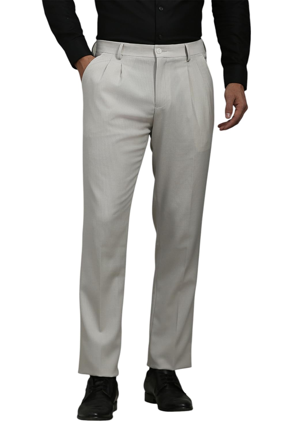 louis philippe Men's Mid Rise Regular Work Utility Pants-picture-28