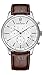 Produktbild Claude Bernard Herrenuhr Analog Quarz mit Lederarmband 01002 3 AIN in der Farbkombination Silber/Silber