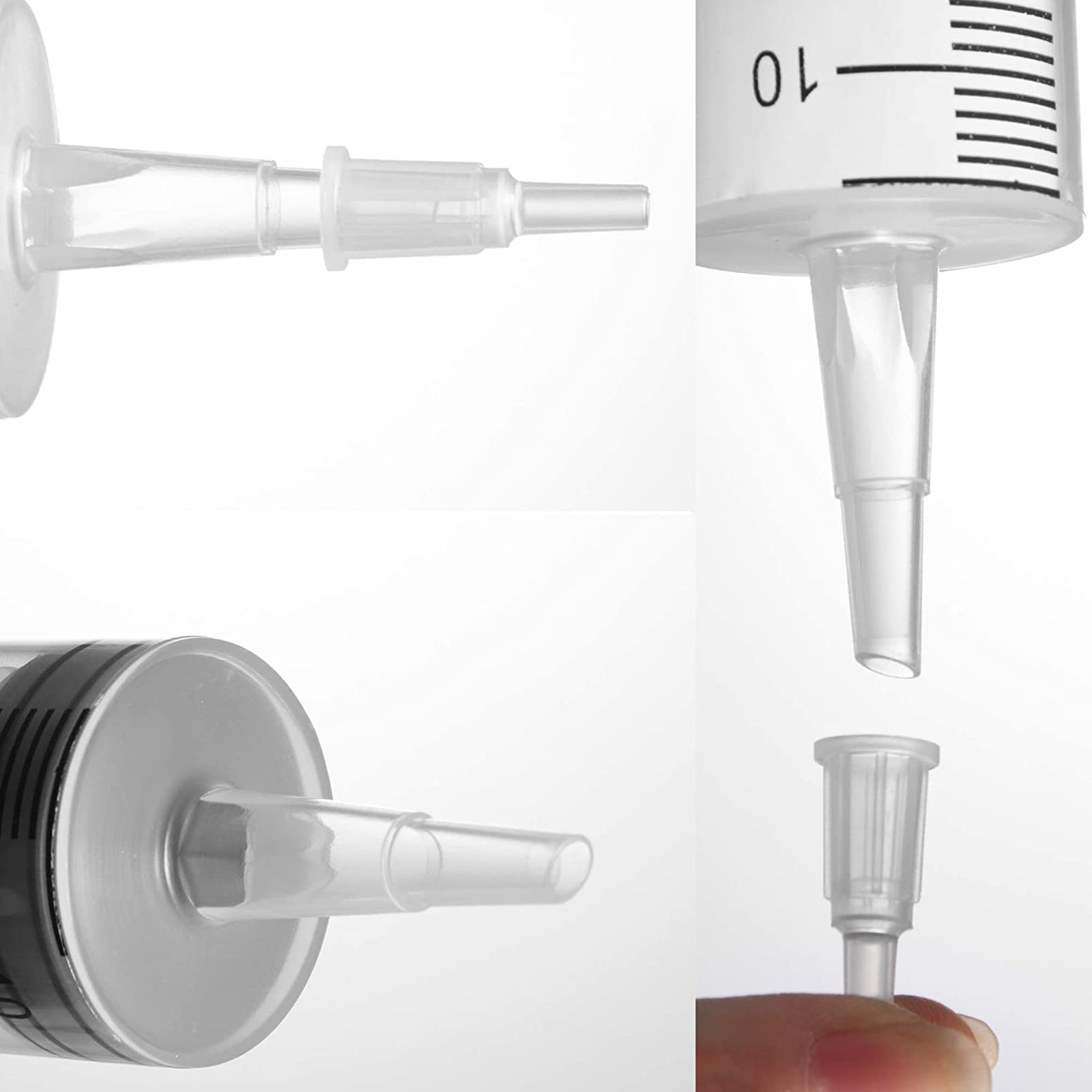 Amazon.co.jp: TOUFEIYUAN シリンジ 2枚100ml注射器 液体測定シリンジ