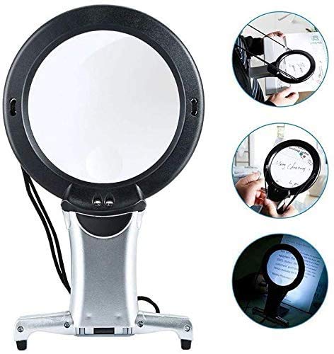 Loupe mains libres pour lire les petits caractères sans fatigue
