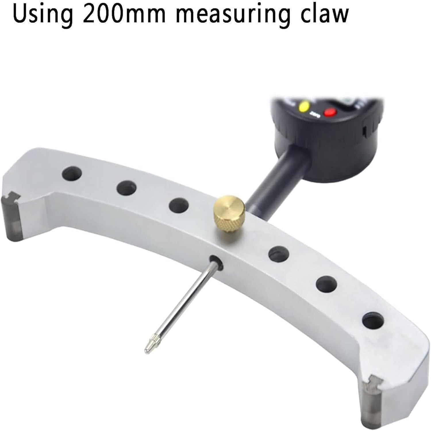 Digitales Radiuslehre, 0,03 mm Genauigkeit, 450–2500 mm Bereich, 0–50 mm Hubraum, 200 mm Backe, Datenübertragung für Formmessung