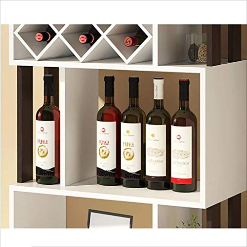 Armario para botellas de vino de madera maciza 60x30x132.5 cm miniatura 7