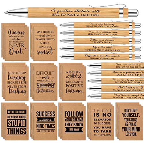 Carnets inspirants en bois de bambou de qualité supérieure pour entreprises