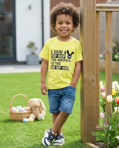 Image of Boys Short Sleeve Funny Graphic Tees for Toddler to Big Kid