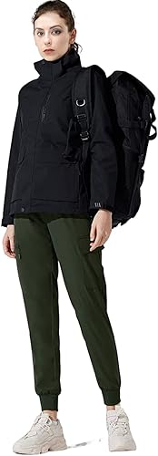 Miniatura 6 de Pantalones deportivos versátiles de senderismo para mujer, de secado rápido, con bolsillos tipo cargo, para atletismo, entrenamiento, ropa