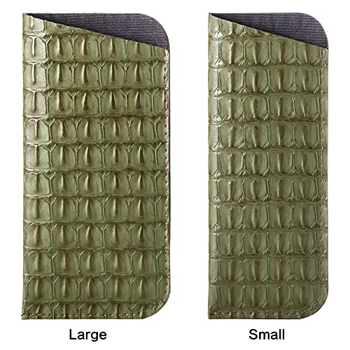 Image of TRIUMPH VISION 3 Pack Reading Glasses Pouch Soft Case Eyeglass Sleeve Slim | Alternative to Bulky Case in bag, Lightweight Lined Padded Protect Optical lens Slip in, Cute Pattern Portable for Daily Use