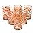 NOVICA Hand Blown Orange Swirl Recycled Glass Water Glasses, 13 Oz. 'Tangerine Swirl' (Set of 6)