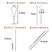 Bolsek Fly Tying Tools 6PCS Combo Fly Tying Kit Bobbin Holder Threader Whip Finisher Dubbing Brush Fly Tying Set Fly Tying Materials