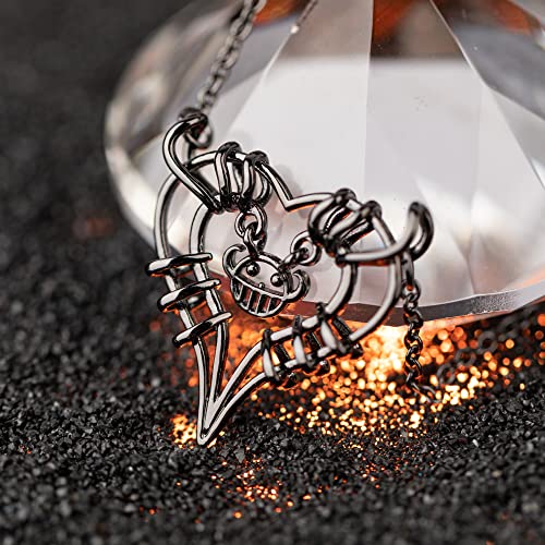 Law Necklace Heart of Pirate Cosplay Costume Accessories4