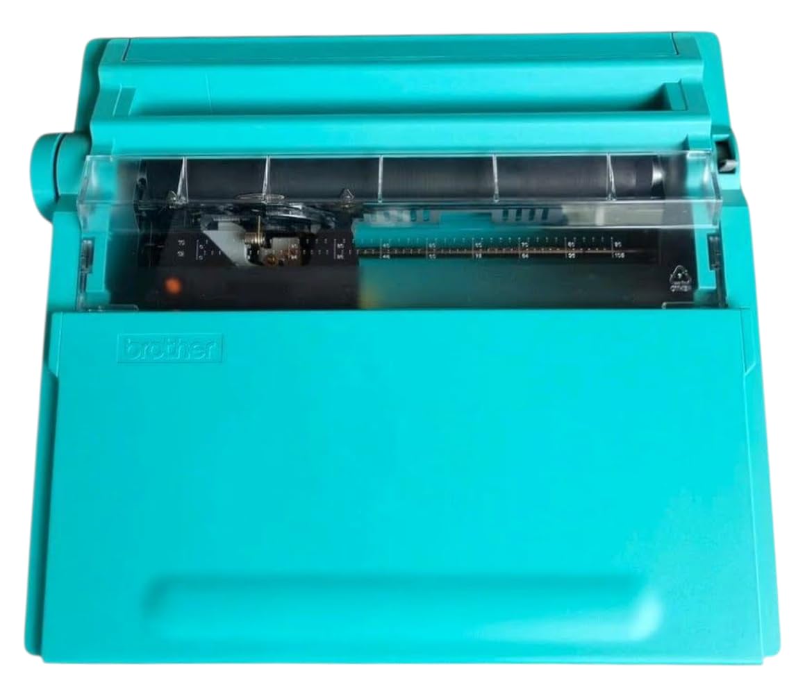 Brother AX-210 Öko elektrische Schreibmaschine, türkis, extrem selten