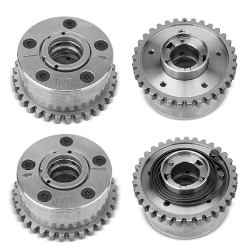 Intake & Exhaust Timing Camshaft Sprocket Cam Phaser VVT Gear Compatible with Jeep Wrangler Chrysler Dodge Charger Ram 2011-2019 3.6L Pentastar V6 Replace# 5184369AH 5184370AH