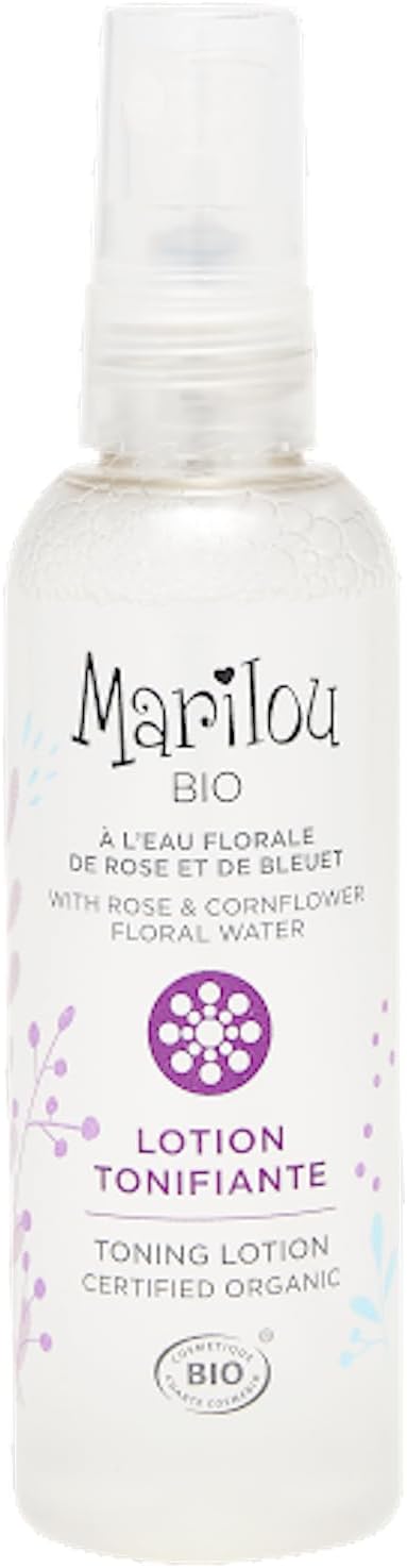 Marilou Bio – Gamme Classic – Soins pour le Visage – Lotion Tonifiante – Flacon de 100 ml – la Gym Tonique de Votre Peau !