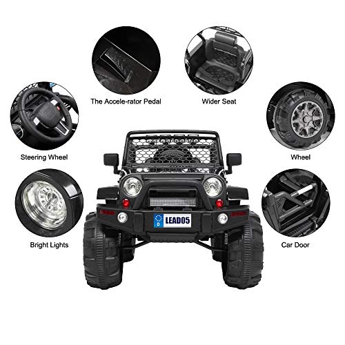 image for VALUE BOX Luxury Large Ride On Truck, 12V Battery Electric Kids Toddle