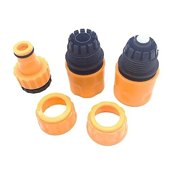 ANVISIN?3pcs Set Garden Car Water Hose Pipe Tap Adapter Connector & Fitting Hosepipe